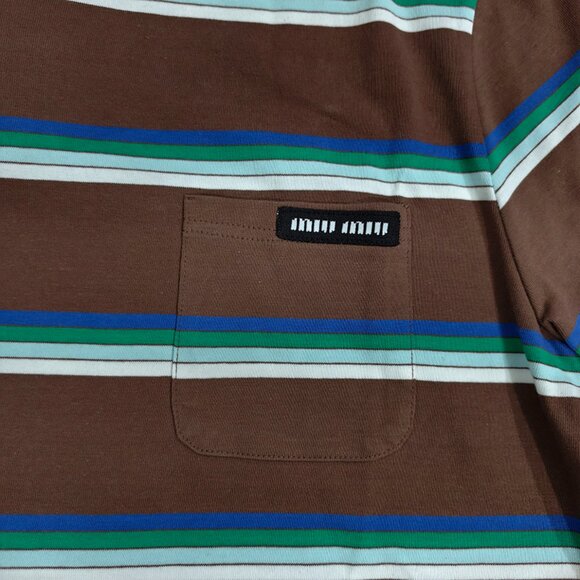 Miu Miu Brown Short-Sleeved T-Shirt - Picture 3 of 6
